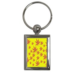 Autumn Background Key Chains (rectangle)  by Nexatart