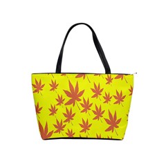 Autumn Background Shoulder Handbags by Nexatart