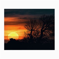 Sunset At Nature Landscape Small Glasses Cloth