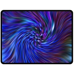 Stylish Twirl Double Sided Fleece Blanket (large)  by Nexatart