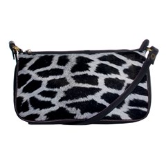 Black And White Giraffe Skin Pattern Shoulder Clutch Bags