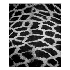 Black And White Giraffe Skin Pattern Shower Curtain 60  X 72  (medium) 