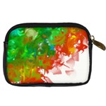 Digitally Painted Messy Paint Background Textur Digital Camera Cases Back