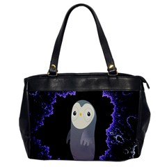 Fractal Image With Penguin Drawing Office Handbags by Nexatart