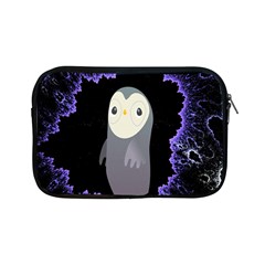 Fractal Image With Penguin Drawing Apple Ipad Mini Zipper Cases by Nexatart