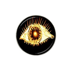 Flame Eye Burning Hot Eye Illustration Hat Clip Ball Marker