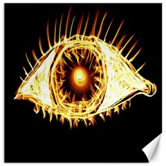 Flame Eye Burning Hot Eye Illustration Canvas 20  x 20  