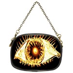 Flame Eye Burning Hot Eye Illustration Chain Purses (Two Sides)  Front