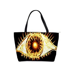 Flame Eye Burning Hot Eye Illustration Shoulder Handbags