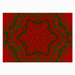 Christmas Kaleidoscope Large Glasses Cloth by Nexatart