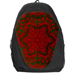 Christmas Kaleidoscope Backpack Bag by Nexatart