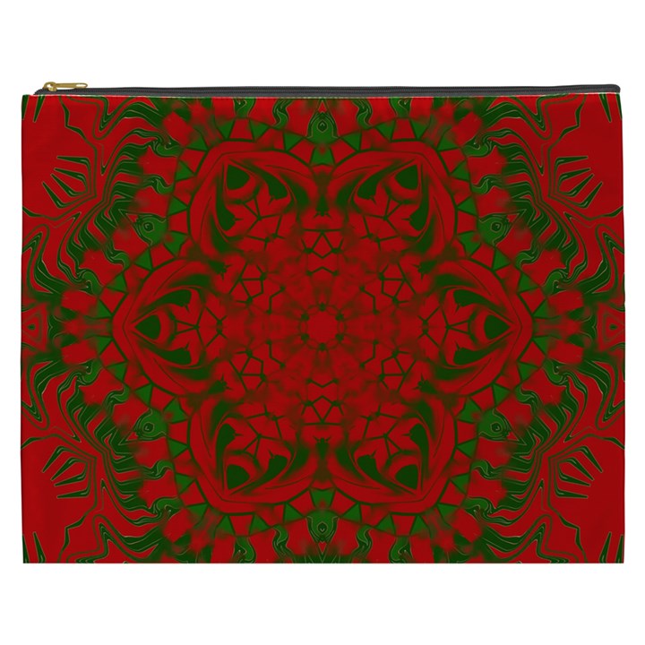 Christmas Kaleidoscope Cosmetic Bag (XXXL) 