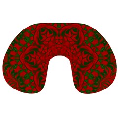 Christmas Kaleidoscope Travel Neck Pillows by Nexatart