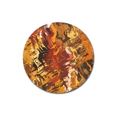 Abstraction Abstract Pattern Magnet 3  (Round)