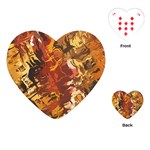 Abstraction Abstract Pattern Playing Cards (Heart)  Front