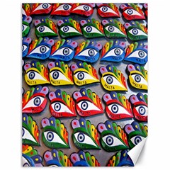 The Eye Of Osiris As Seen On Mediterranean Fishing Boats For Good Luck Canvas 18  X 24  