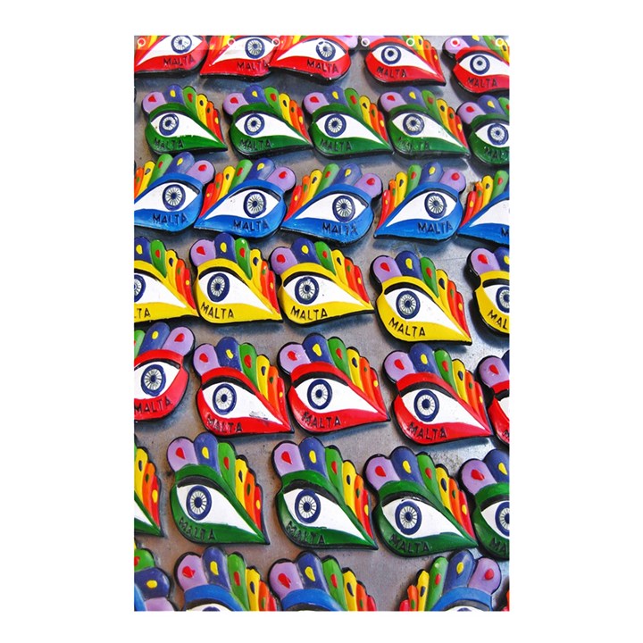 The Eye Of Osiris As Seen On Mediterranean Fishing Boats For Good Luck Shower Curtain 48  x 72  (Small) 