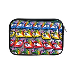 The Eye Of Osiris As Seen On Mediterranean Fishing Boats For Good Luck Apple Ipad Mini Zipper Cases by Nexatart