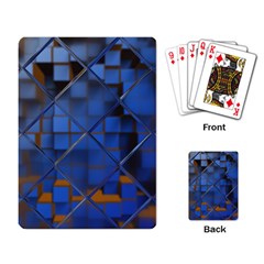 Glass Abstract Art Pattern Playing Card by Nexatart