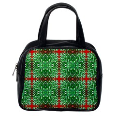 Geometric Seamless Pattern Digital Computer Graphic Classic Handbags (one Side) by Nexatart