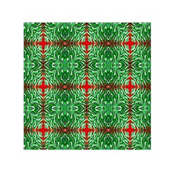 Geometric Seamless Pattern Digital Computer Graphic Small Satin Scarf (square) by Nexatart