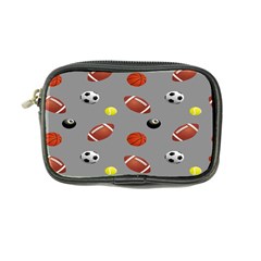 Balltiled Grey Ball Tennis Football Basketball Billiards Coin Purse by Mariart