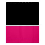 Black Pink Line White Shower Curtain 60  x 72  (Medium)  60 x72  Curtain