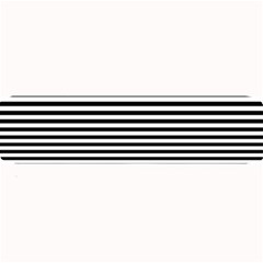 Black White Line Large Bar Mats by Mariart