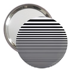 Black White Line 3  Handbag Mirrors