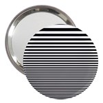 Black White Line 3  Handbag Mirrors Front