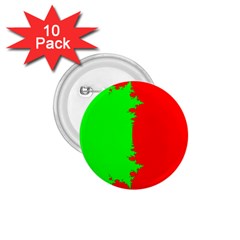 Critical Points Line Circle Red Green 1 75  Buttons (10 Pack)