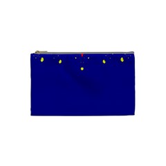 Critical Points Line Circle Red Blue Yellow Cosmetic Bag (small) 