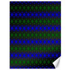 Diamond Alt Blue Green Woven Fabric Canvas 36  X 48   by Mariart