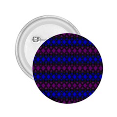Diamond Alt Blue Purple Woven Fabric 2 25  Buttons