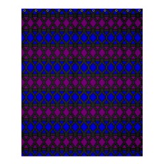 Diamond Alt Blue Purple Woven Fabric Shower Curtain 60  X 72  (medium) 