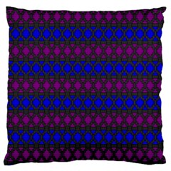 Diamond Alt Blue Purple Woven Fabric Large Cushion Case (two Sides)