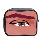 Eye Difficulty Red Mini Toiletries Bag 2-Side Back