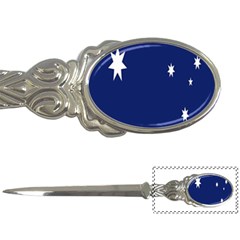 Flag Star Blue Green Yellow Letter Openers by Mariart