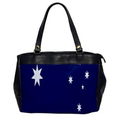 Flag Star Blue Green Yellow Office Handbags