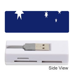 Flag Star Blue Green Yellow Memory Card Reader (stick)  by Mariart