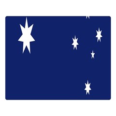 Flag Star Blue Green Yellow Double Sided Flano Blanket (large) 