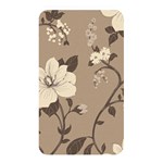 Floral Flower Rose Leaf Grey Memory Card Reader Front