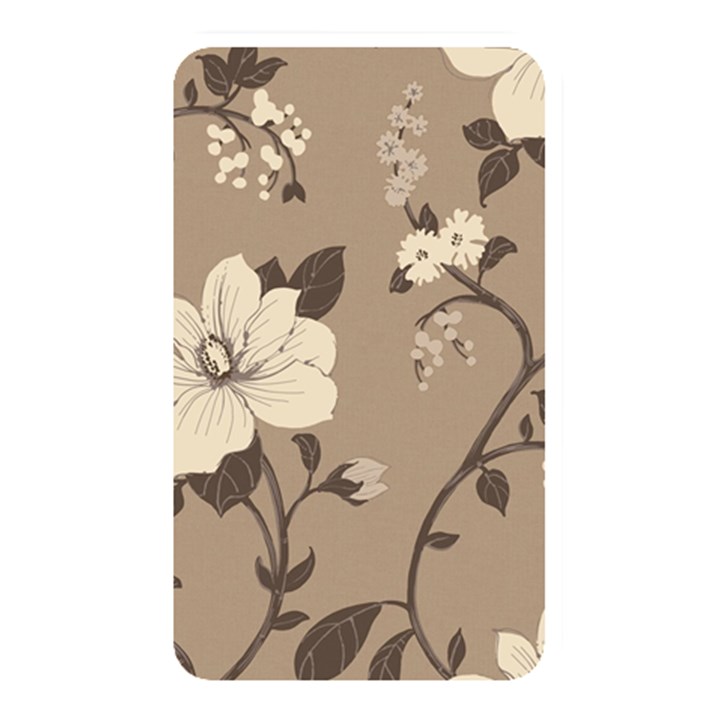 Floral Flower Rose Leaf Grey Memory Card Reader