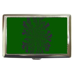 Dendron Diffusion Aggregation Flower Floral Leaf Green Purple Cigarette Money Cases