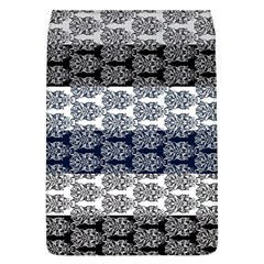 Digital Print Scrapbook Flower Leaf Colorgray Black Purple Blue Flap Covers (l)  by Mariart