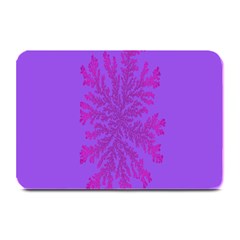 Dendron Diffusion Aggregation Flower Floral Leaf Red Purple Plate Mats by Mariart