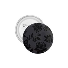 Flower Floral Rose Black 1 75  Buttons