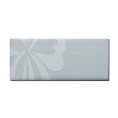 Hibiscus Sakura Glacier Gray Cosmetic Storage Cases by Mariart