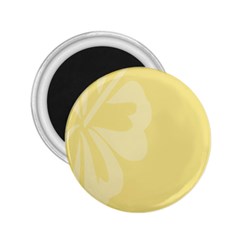 Hibiscus Custard Yellow 2 25  Magnets