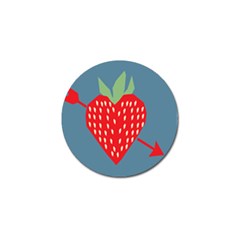 Fruit Red Strawberry Golf Ball Marker (10 Pack)